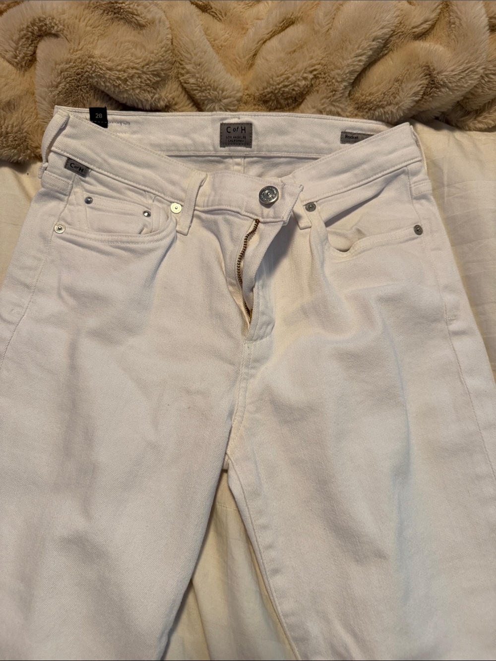Citizens Of Humanity White Skinny Jeans